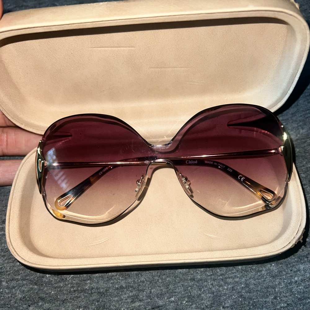 “ Chloe” sunglasses with pink tint